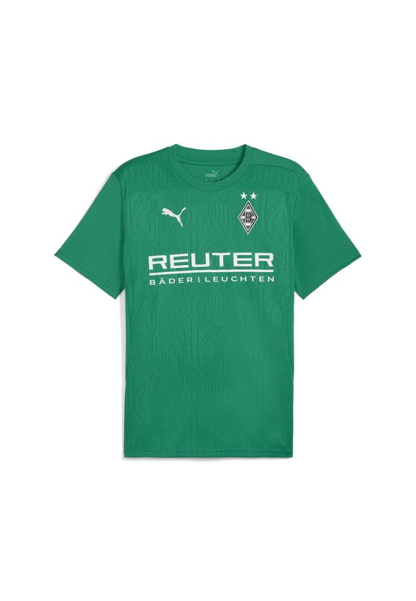 Puma - Męska koszulka treningowa Borussia Mönchengladbach PUMA Sport Green. Kolor: zielony