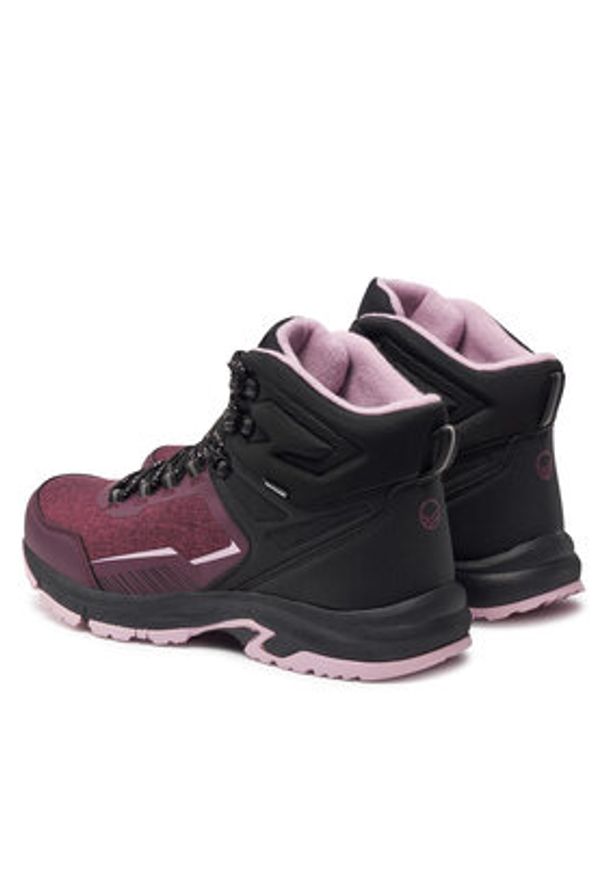 Halti Trekkingi Kiril Mid DX 054-2935 Bordowy. Kolor: czerwony. Materiał: materiał