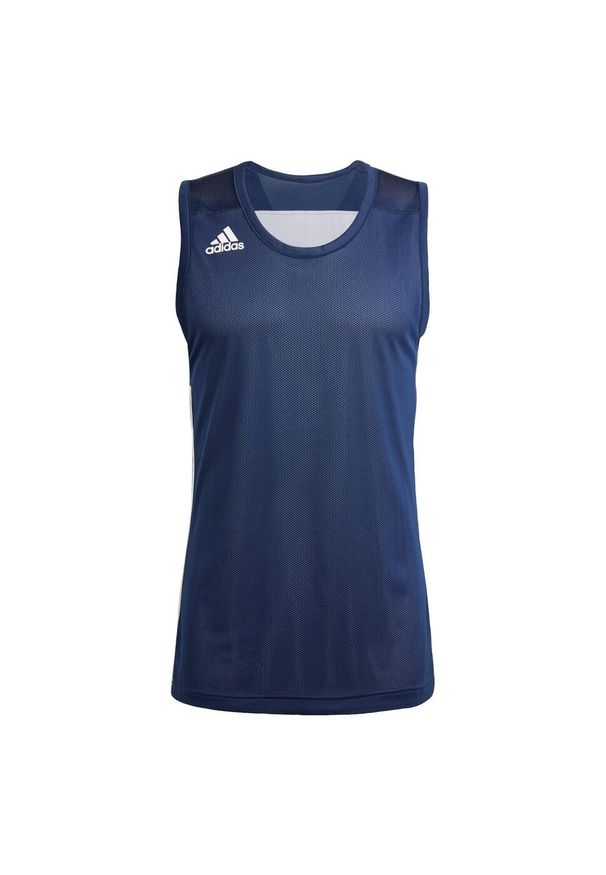 Adidas - 3G Speed Reversible Jersey. Kolor: niebieski, wielokolorowy, biały. Materiał: jersey, poliester. Styl: sportowy