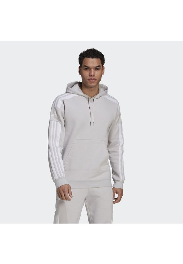 Adidas - Bluza piłkarska męska adidas Squadra 21 Sweat Hoody. Typ kołnierza: kaptur. Kolor: szary. Sport: piłka nożna