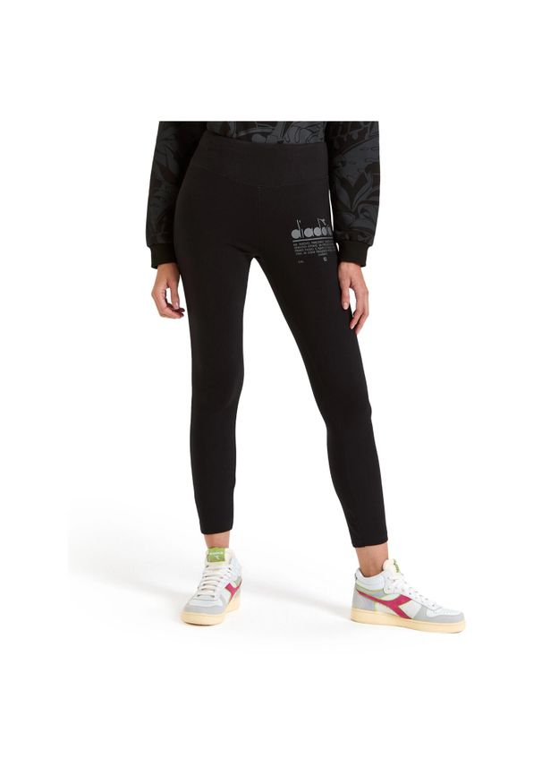 Diadora - Legginsy damskie DIADORA L. LEGGINGS MANIFESTO. Kolor: czarny