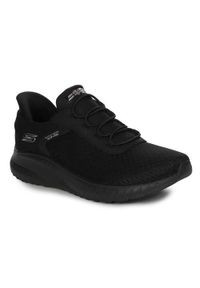 skechers - Buty do chodzenia damskie Skechers 117504BBK. Zapięcie: sznurówki. Kolor: czarny. Materiał: syntetyk, tkanina, materiał. Szerokość cholewki: normalna. Sport: turystyka piesza