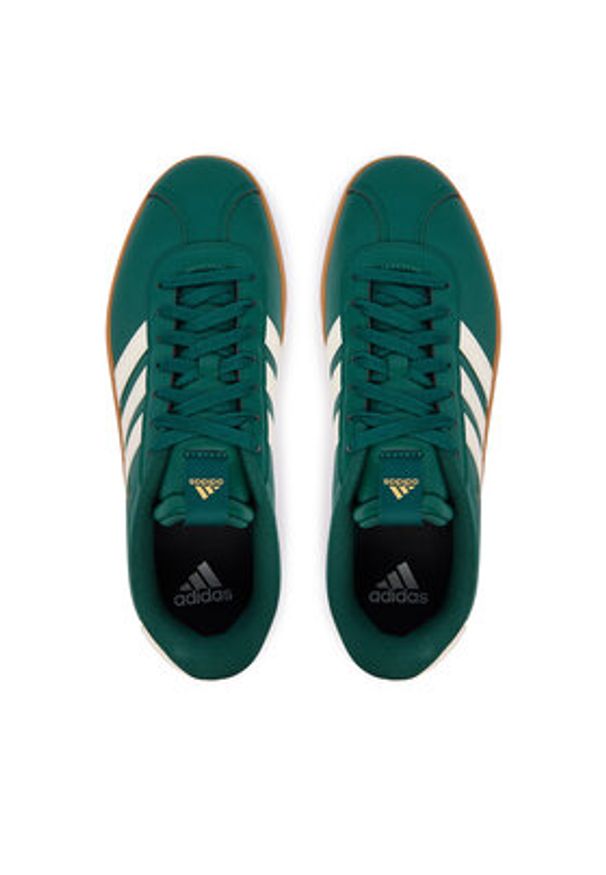 Adidas - adidas Sneakersy Vl Court 3.0 Shoes KI2115 Zielony. Kolor: zielony. Materiał: skóra