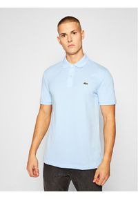 Lacoste Polo PH4012 Niebieski Slim Fit. Typ kołnierza: polo. Kolor: niebieski. Materiał: bawełna