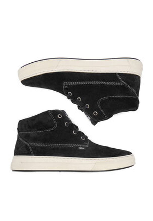 Quiksilver Sneakersy CEO-LUKE-05 MI08 Czarny. Kolor: czarny. Materiał: skóra, zamsz