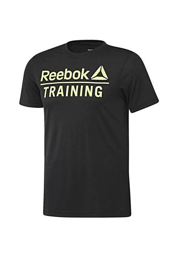 Koszulka sportowa damska Reebok Ree Training Spe. Kolor: czarny. Długość rękawa: krótki rękaw. Długość: krótkie