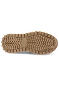 Beżowe Sneakersy Vinceza Modne Obuwie Damskie. Kolor: beżowy. Materiał: skóra, materiał. Szerokość cholewki: normalna #3