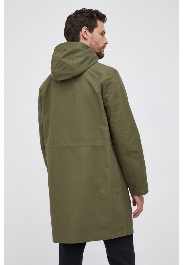 United Colors of Benetton - Parka. Okazja: na co dzień. Kolor: zielony. Styl: casual