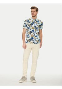 Blend Polo 20718253 Niebieski Regular Fit. Typ kołnierza: polo. Kolor: niebieski. Materiał: bawełna #4