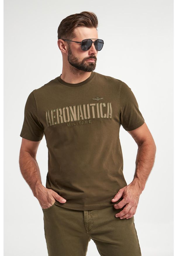 Aeronautica Militare - T-shirt męski z logo AERONAUTICA MILITARE
