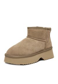 Badura Śniegowce EO-ANIKA-TS6302-01 Szary. Kolor: szary. Materiał: zamsz, skóra #7
