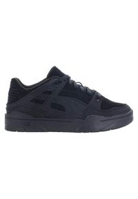 Buty męskie Puma Slipstream Suede 387547 01. Kolor: czarny. Materiał: zamsz. Model: Puma Suede