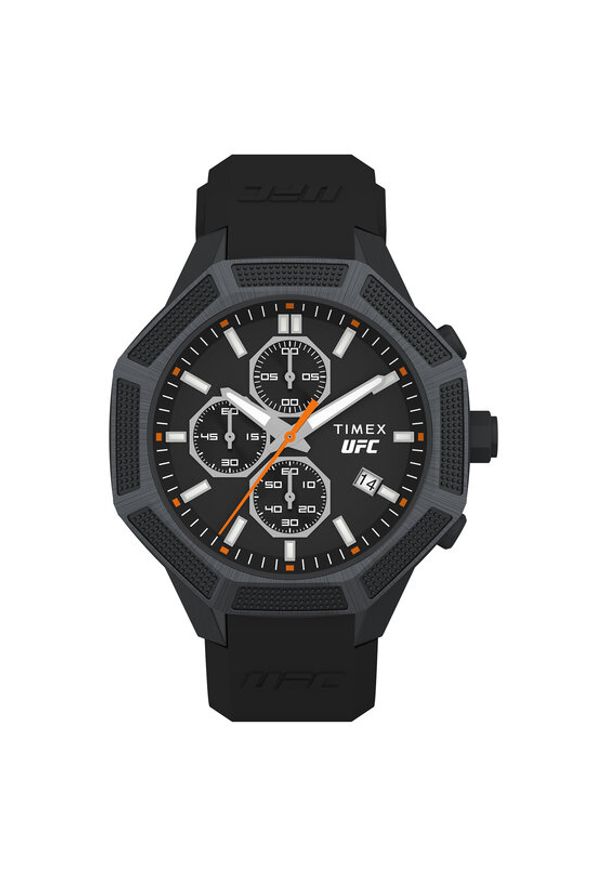 Timex Zegarek TW2V87200 Czarny. Kolor: czarny. Materiał: syntetyk