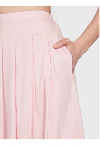Herskind Spódnica plisowana Gina 4618610 Różowy Regular Fit. Kolor: różowy. Materiał: bawełna