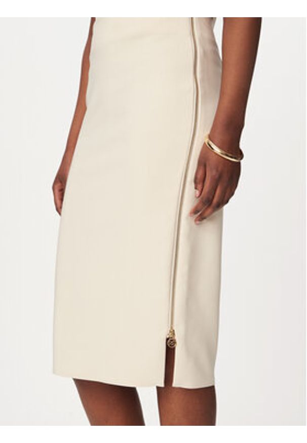 Rinascimento Spódnica ołówkowa CFC0127985003 Beżowy Slim Fit. Kolor: beżowy. Materiał: syntetyk