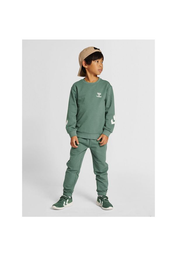 Dziecięcy dres Hummel Venti. Okazja: na uczelnię. Kolor: szary. Materiał: dresówka. Styl: młodzieżowy, sportowy