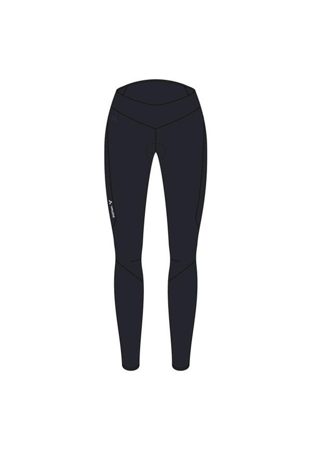 Vaude - Legginsy damskie VAUDE Kuro Warm Hybrid. Kolor: czarny. Sport: kolarstwo