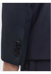 BOSS - Boss Garnitur H-Huge-2Pcs-Tux-224 50493306 Granatowy Slim Fit. Kolor: niebieski. Materiał: wełna #3