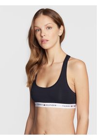 TOMMY HILFIGER - Tommy Hilfiger Biustonosz top UW0UW03820 Granatowy. Kolor: niebieski. Materiał: bawełna