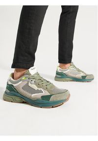 Pepe Jeans Sneakersy Dave Rise M PMS60003 Zielony. Kolor: zielony. Materiał: materiał