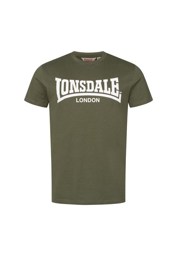 Koszulka Lonsdale Fulwood Regular Fit. Kolor: zielony