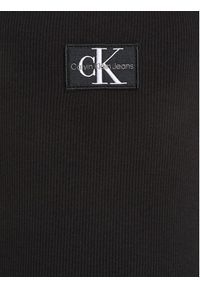 Calvin Klein Jeans Sukienka letnia Badge IG0IG02471 Czarny Regular Fit. Kolor: czarny. Materiał: bawełna. Sezon: lato #5