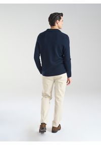 Pako Lorente - PAKO LORENTE – Dzianinowa wełniana marynarka męska. Okazja: na co dzień. Materiał: dzianina, wełna. Styl: elegancki, casual #8