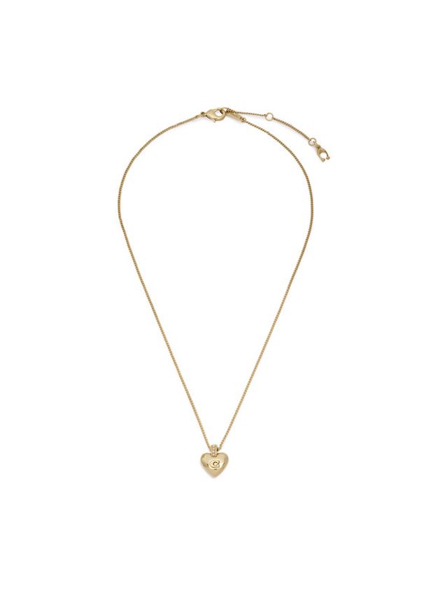 Coach Naszyjnik 37557559 Złoty. Materiał: metalowe. Kolor: złoty