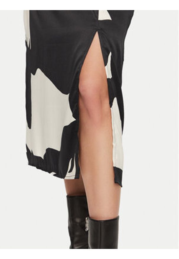 only - ONLY Spódnica midi Jane 15314054 Czarny Regular Fit. Kolor: czarny. Materiał: syntetyk