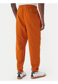 Kappa Spodnie dresowe 351Y41W XQF Beżowy Regular Fit. Kolor: beżowy. Materiał: bawełna