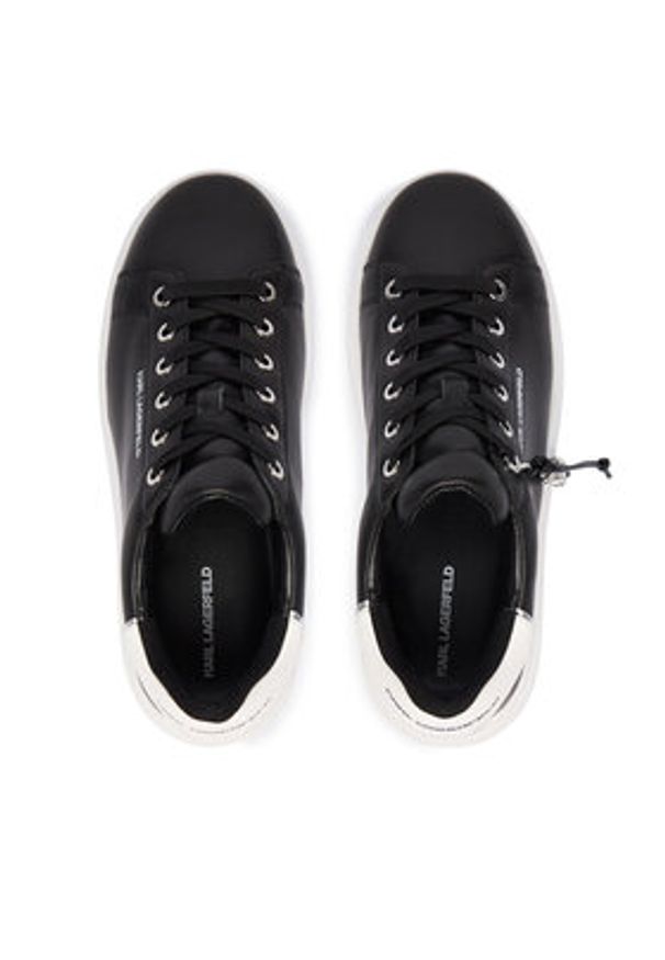 Karl Lagerfeld - KARL LAGERFELD Sneakersy Anakapri KL63516 Czarny. Kolor: czarny. Materiał: skóra