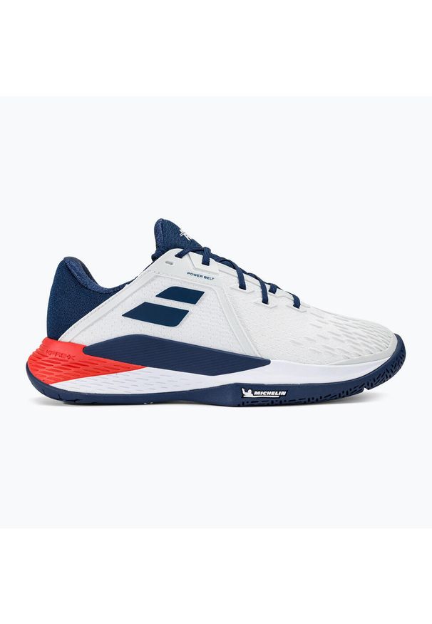 Buty do tenisa męskie Babolat Propulse Fury 3 All Court. Kolor: biały. Sport: tenis