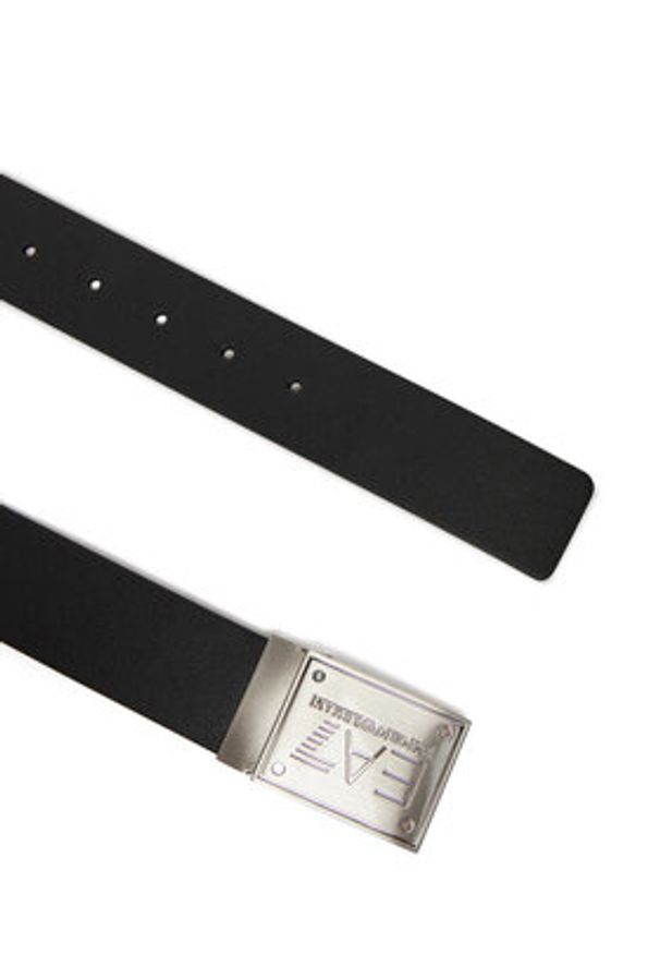 EA7 Emporio Armani Pasek Męski 7X000091 AF14319 MC165 Czarny. Kolor: czarny. Materiał: skóra