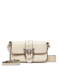Pinko - PINKO Torebka Love One Mini Slouchy Fl Al 25-26 PLTT 104340 A2JU Écru. Materiał: skórzane