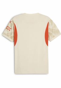 Puma - Męska koszulka bramkarska z krótkim rękawem Manchester City 24/25 PUMA. Kolor: biały, wielokolorowy, beżowy. Długość rękawa: krótki rękaw. Długość: krótkie