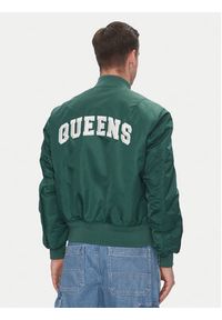 SCHOTT N.Y.C. Kurtka bomber Sporting Zielony Oversize. Kolor: zielony. Materiał: syntetyk #5
