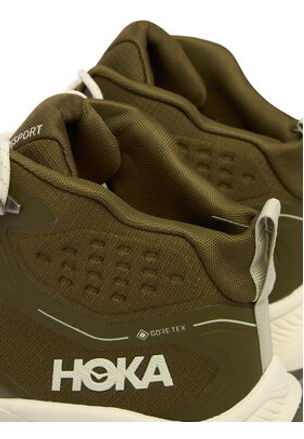 HOKA - Hoka Trekkingi Transport Hike Gtx 1172912 Zielony. Kolor: zielony. Materiał: materiał. Sport: turystyka piesza