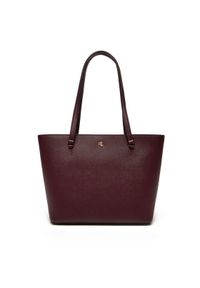 Lauren Ralph Lauren - LAUREN RALPH LAUREN Torebka 431924351014 Bordowy. Kolor: czerwony. Materiał: skórzane