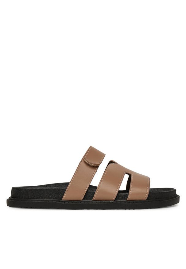 Jenny - Klapki JENNY. Kolor: beżowy