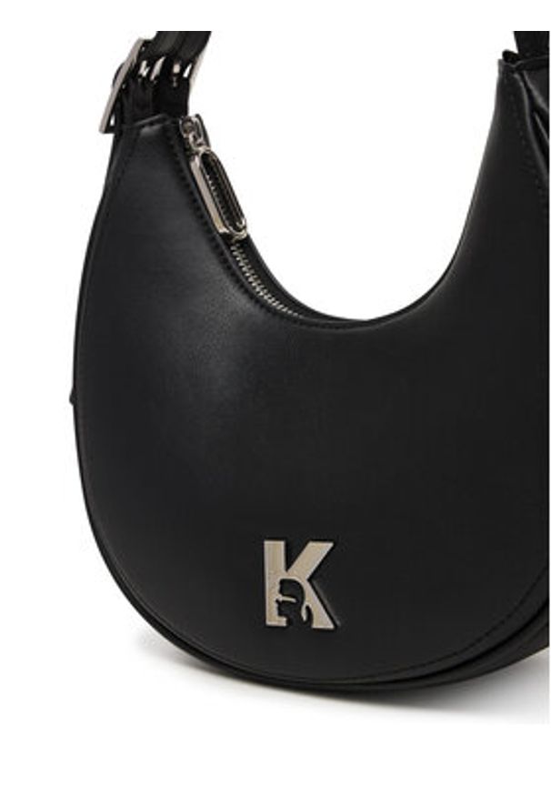 Karl Lagerfeld Jeans Torebka B2W30126 Czarny. Kolor: czarny. Materiał: skórzane