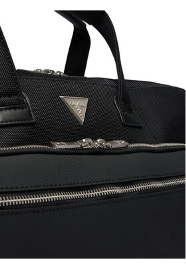Guess Torba na laptopa HMBEHN P6138 Czarny. Kolor: czarny. Materiał: materiał
