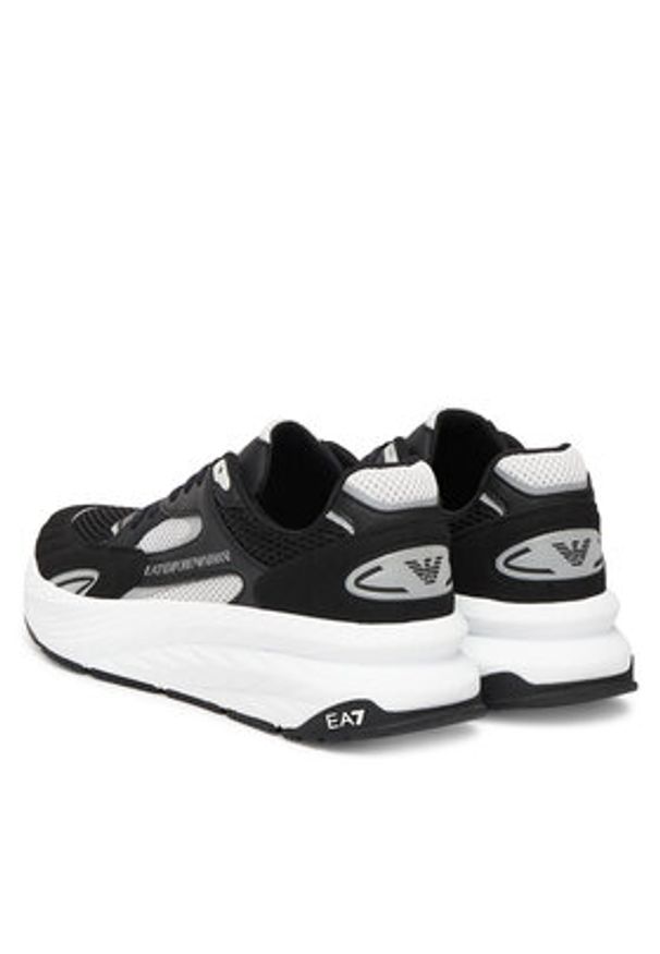 EA7 Emporio Armani Sneakersy 7X000342 AF18617 MZ192 Czarny. Kolor: czarny. Materiał: skóra