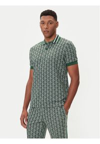 Lacoste Polo DH1417 Zielony Regular Fit. Typ kołnierza: polo. Kolor: zielony. Materiał: bawełna