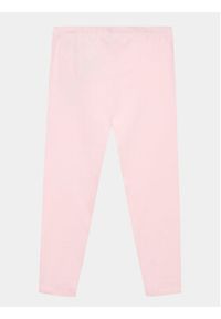 Guess Legginsy J93B11 K82K0 Różowy Slim Fit. Kolor: różowy. Materiał: bawełna #3