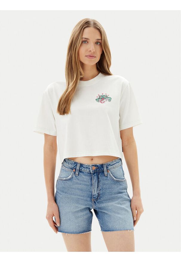 Volcom T-Shirt Alix 1 B3512505 Biały Boxy Fit. Kolor: biały. Materiał: bawełna