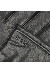 BOSS - Boss Rękawiczki Męskie 50478761 Czarny. Kolor: czarny. Materiał: skóra