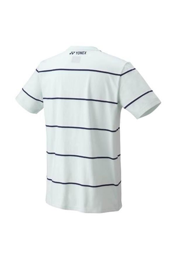 YONEX - Koszulka sportowa męska Yonex CT166784397. Kolor: niebieski. Materiał: bawełna. Długość rękawa: krótki rękaw. Długość: krótkie