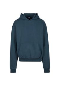Urban Classics - Męska Bluza Z Kapturem Ultra Heavyweight. Typ kołnierza: kaptur. Kolor: zielony #1