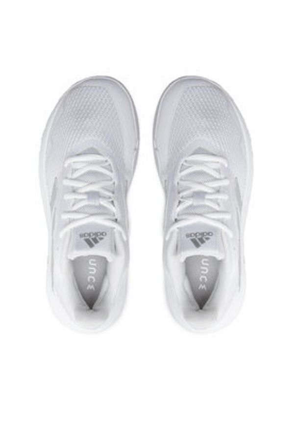 Adidas - adidas Buty do tenisa CourtJam Control W GY1334 Biały. Kolor: biały. Materiał: materiał. Sport: tenis