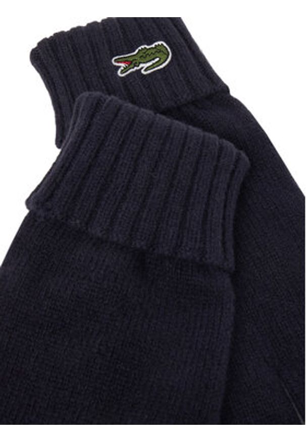 Lacoste Rękawiczki RV0452 Granatowy. Kolor: niebieski. Materiał: wełna